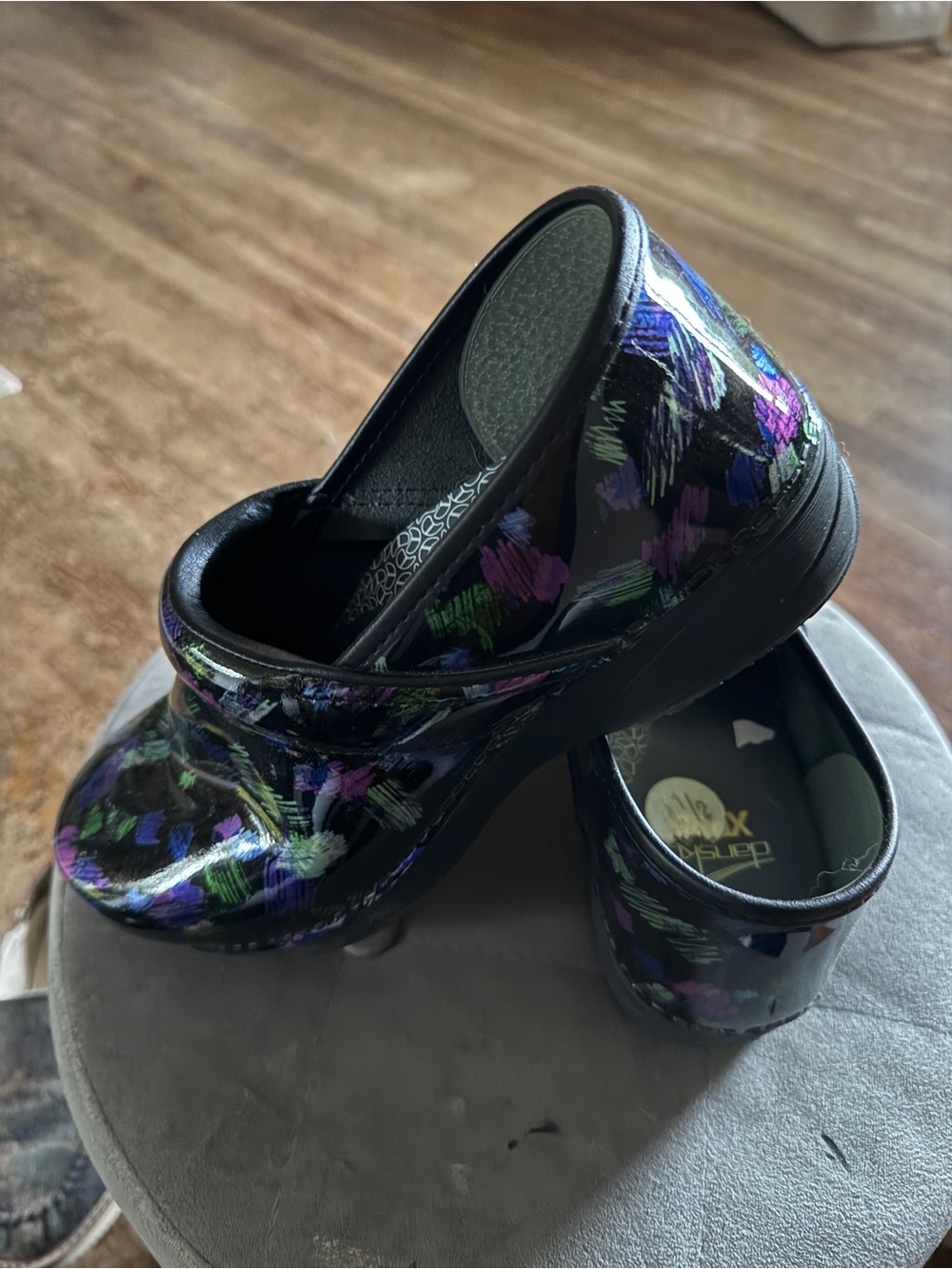 Dansko clogs worn a few times.